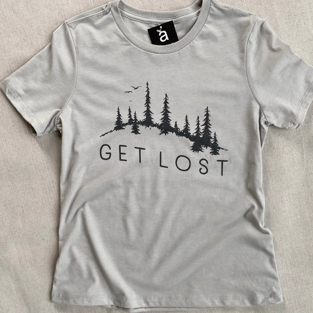 The Get Lost Tee in Cool Gray